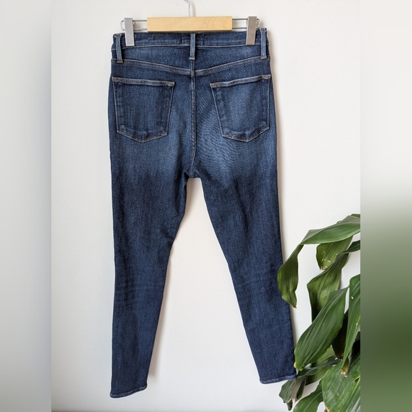 FRAME Le High Skinny Crop Jeans – Size 28 (Samira Wash) - Picture 5 of 7